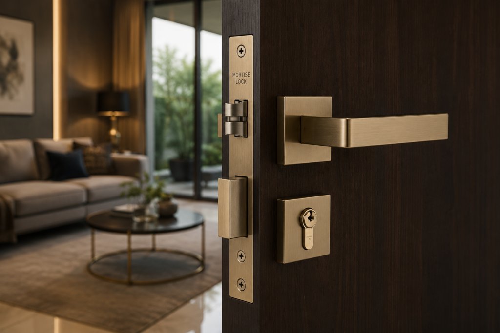 Mortise lock mortise door lock